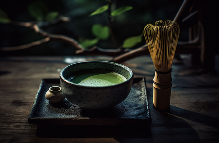 Filiżanka herbaty matcha