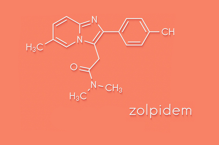 Wzór chemiczny zolpidemu